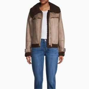 NWT Sam Edelman Women’s Faux Sherling Jacket Medium